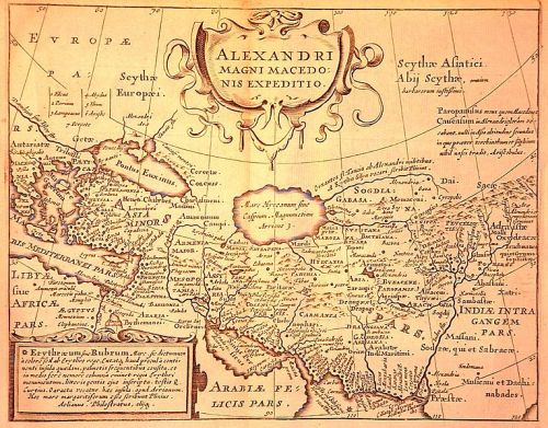 Χάρτης εξερευνήσεων του Μεγ. Αλεξάνδρου_1696_πηγή wiki commons